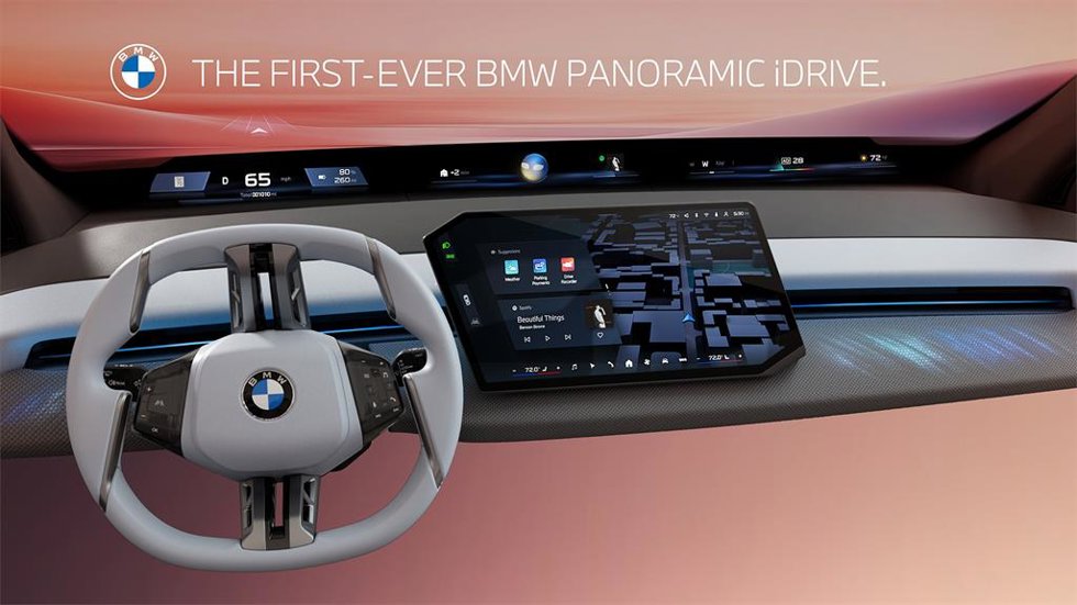 Conducción panorámica de BMW