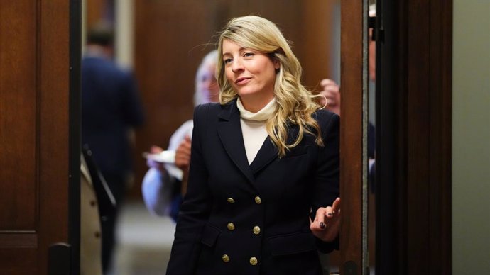 January 8, 2025, Ottawa, On, Canada: Foreign Affairs Minister Melanie Joly is seen during a break in a Liberal caucus meeting in Ottawa on Wednesday, Jan.8, 2025.