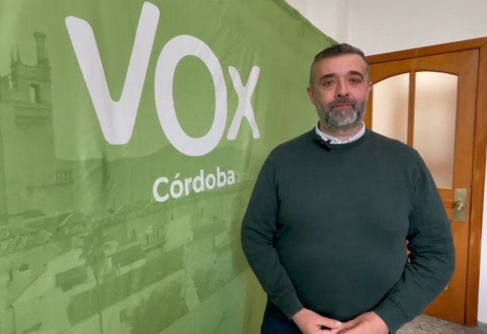 El portavoz de Vox en la Diputación de Córdoba, Rafael Saco.