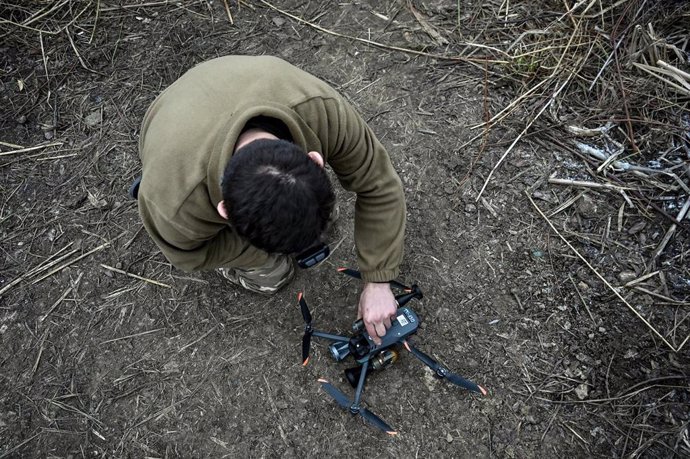 Archivo.- Operaciones con drones del Ejército ucraniano.