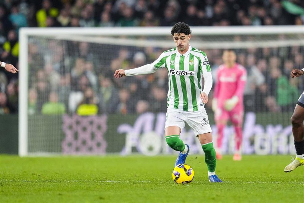 El jugador del Real Betis Johnny Cardoso.