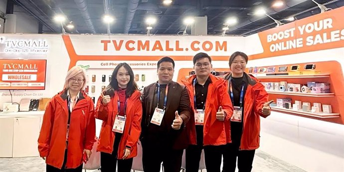 TVCMALL booth layout at CES 2025