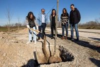 El Bosque de los Zaragozanos transforma en un paseo arbolado el camino que conecta La Cartuja Baja con el Ebro