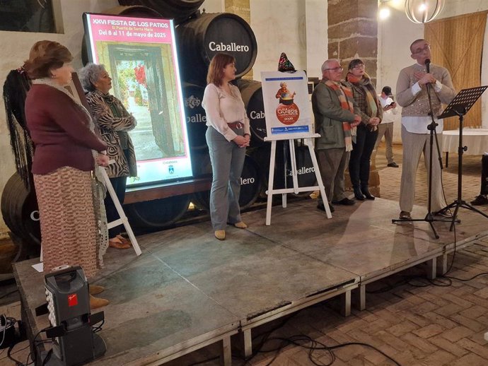 Acto de presentación del cartel de la Tercera Ruta Gastronómica 'Los guisos de nuestros patios' y de la XXVI edición de la Fiesta de los Patios.