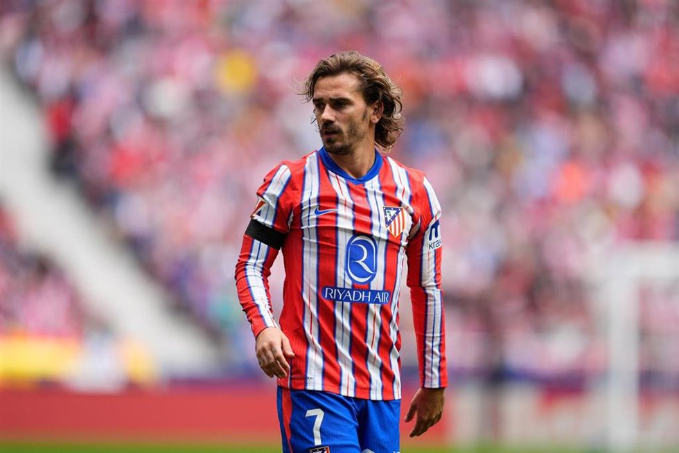 Archivo - Antoine Griezmann, en un partido con el Atlético de Madrid.