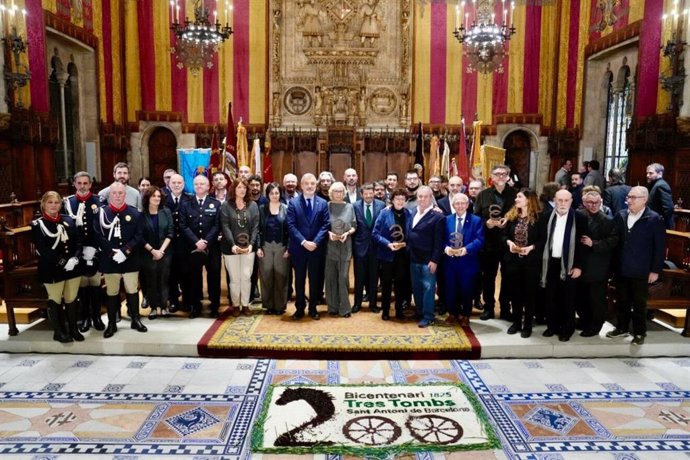 Acte solemne del Bicentenari dels Tres Tombs de Barcelona, que ha servit com a presentació oficial del programa d'activitats