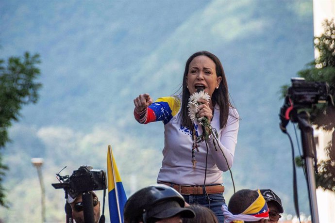  La líder opositora María Corina Machado.