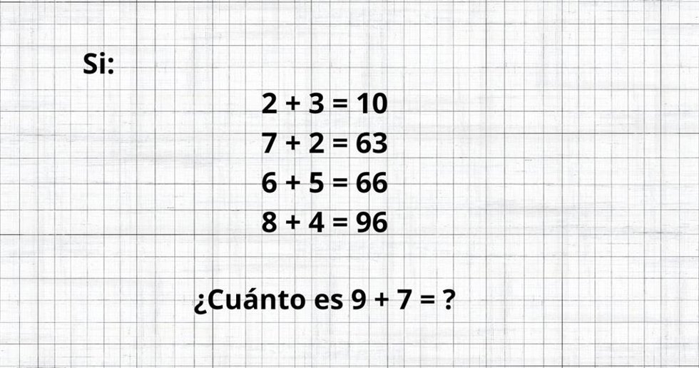 Acertijo matemático