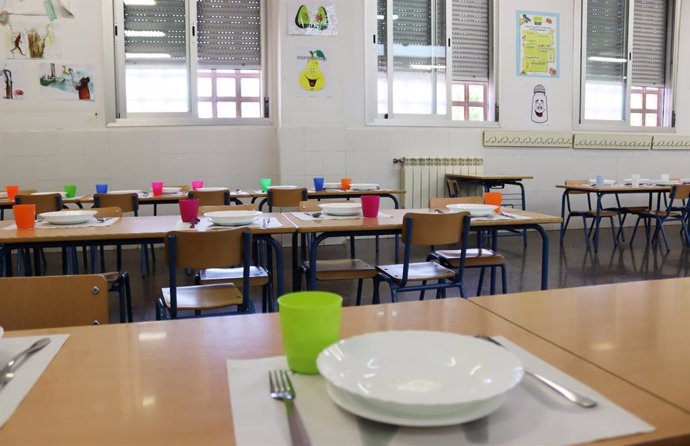 Comedor de un colegio. 