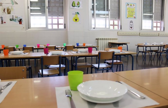 Imagen de un comedor escolar.