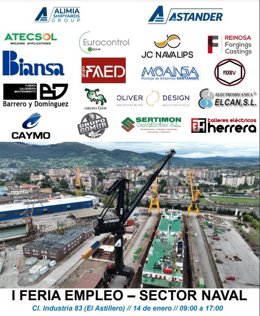 Astillero acoge este martes la I Feria de Empleo del Sector Naval para impulsar el talento y la innovación en Cantabria