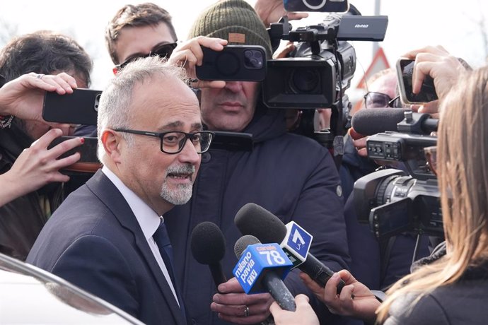 Lawyer Alfredo De Francesco at Opera prison after a conversation with Mohammad Abedini Najafabadi, the Iranian engineer blocked in Italy, Milano 10 January 2025 Italy. (Photo by Gian Mattia D'Alberto/Lapresse)