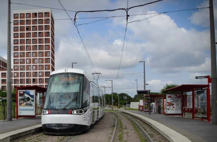 Un tramvia a Estrasburg