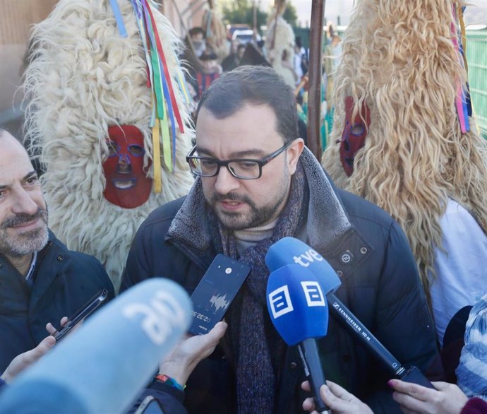 El presidente del Principado de Asturias, Adrián Barbón