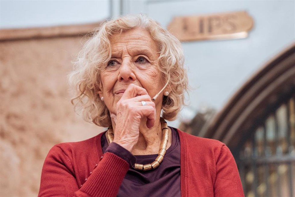 La exalcaldesa de Madrid, Manuela Carmena.