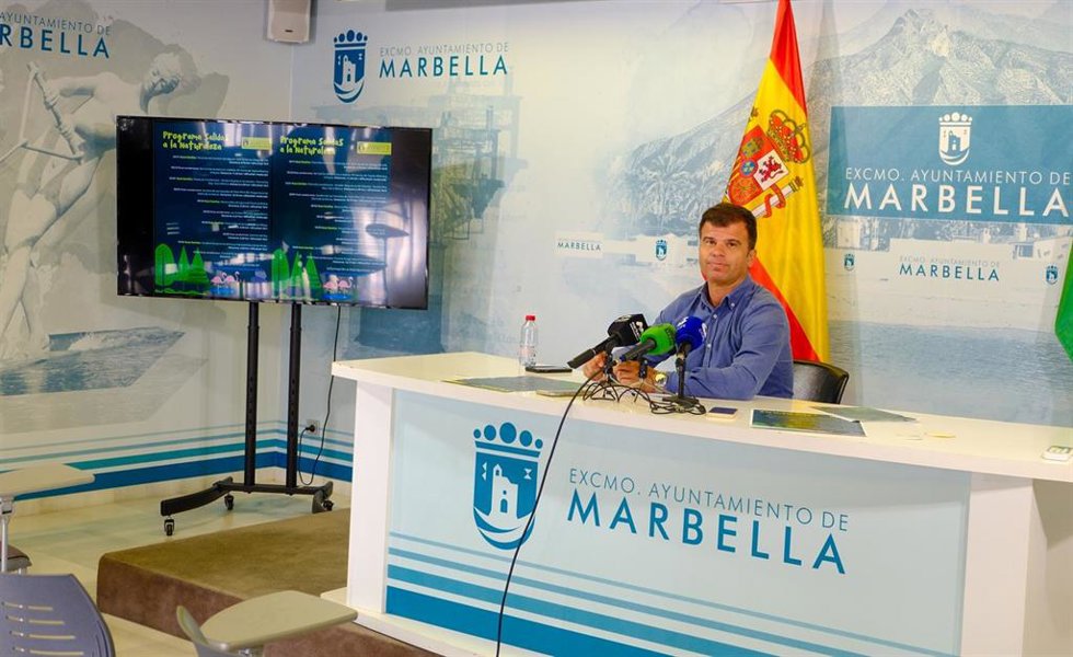 Archivo - El concejal de Obras de Marbella, Diego López, en una imagen reciente.