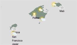 El tiempo hoy, lunes 13 de enero, en Baleares.