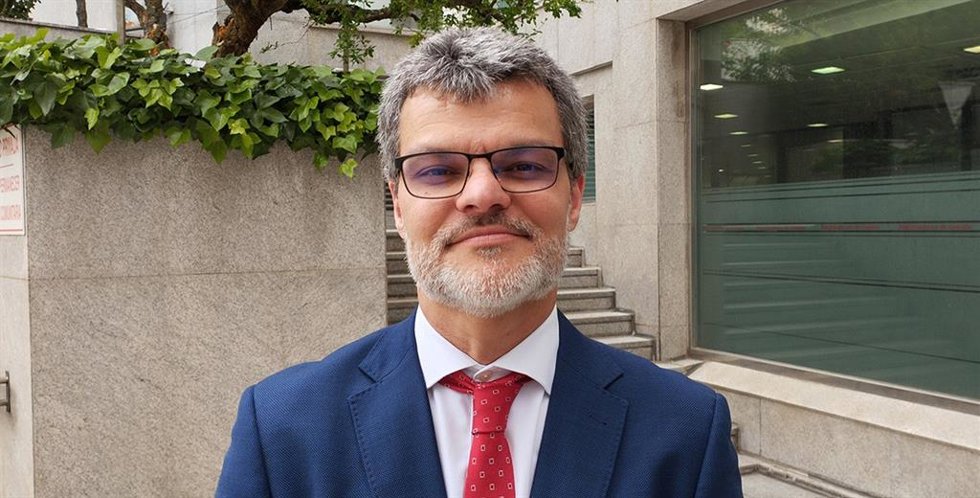 El presidente del Banco de Alimentos de La Rioja, Juan Carlos Fernández Ferraces