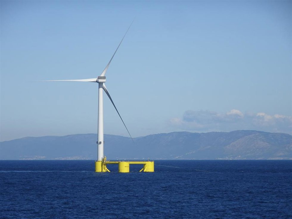 Archivo - Parque eólico marino flotante WindFloat Atlantic