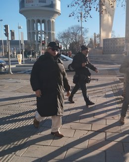 Nacho Cano a la llegada a los juzgados