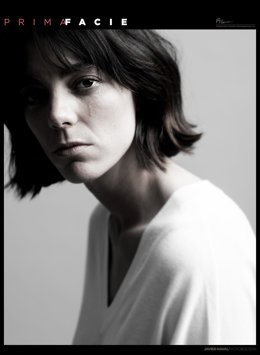 Archivo - La actriz Vicky Luengo en el cartel de 'Prima Facie'.