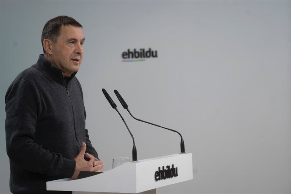 Archivo - El coordinador general de EH Bildu, Arnaldo Otegi