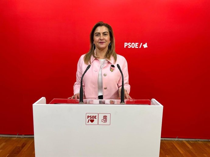 La vicesecretaria general y portavoz del PSOE de la Región de Murcia, Carmina Fernández