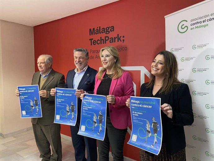 Presentación de la tercera edición de la TAU-RUN, la Carrera de Empresas que se disputa a beneficio de la Asociación Española Contra el Cáncer de Málaga