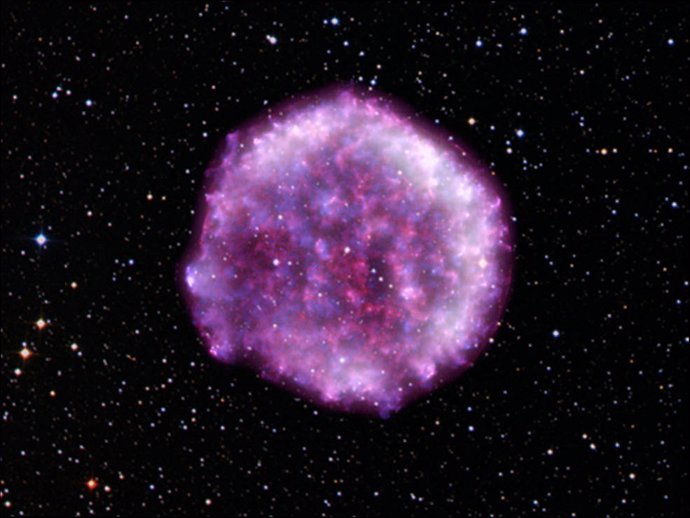 Archivo - Utilizando datos del Explorador de Polarimetría de Rayos X por Imágenes (IXPE) de la NASA, investigadores han descubierto nueva información sobre el remanente de supernova Tycho, una estrella cuya explosión se vió en la Tierra en 1572