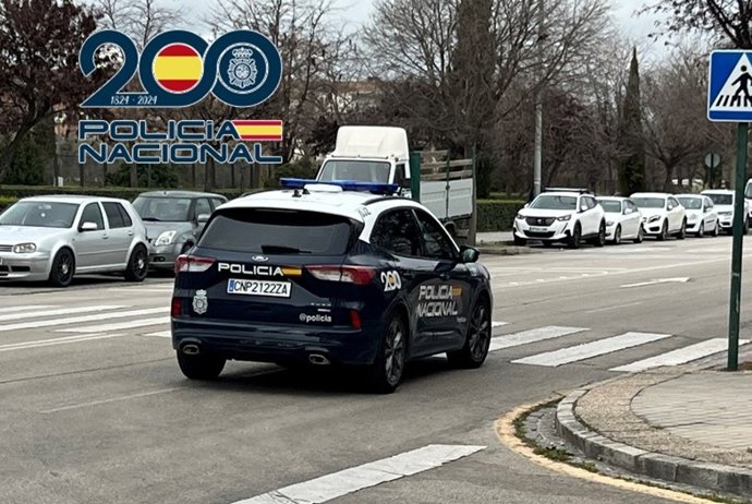 Coche patrulla de la Policía Nacional