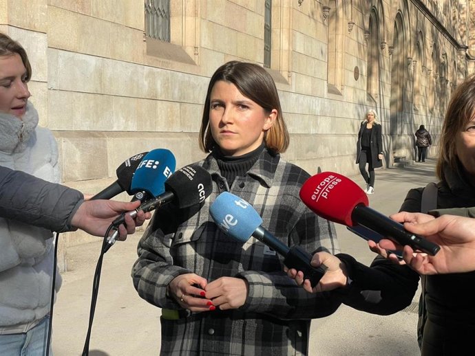 La portavoz del Sindicat de Llogateres, Carme Arcarazo