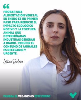 Leticia Dolera Veganuary