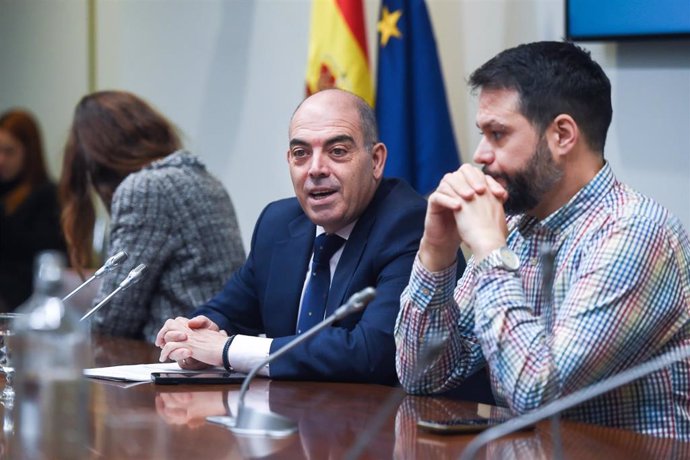 El presidente de ATA, Lorenzo Amor, durante una rueda de prensa, en la sede de ATA, a 13 de enero de 2025, en Madrid (España).