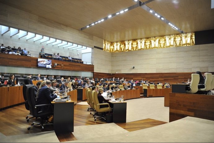 Archivo - Pleno en la Asamblea de Extremadura