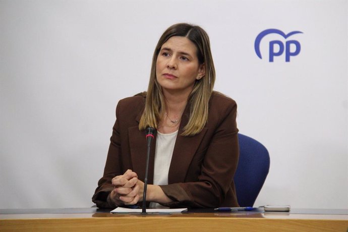 La secretaria general y portavoz parlamentaria del Partido Popular de Castilla-La Mancha, Carolina Agudo.