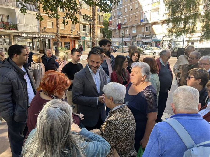 El secretario general del PSOE de Málaga, Daniel Pérez,  en una imagen de archivo