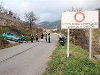 La DPH pide al ministerio de Transportes que garantice el paso de ciclistas por la antigua C-136 entre Nueno y Arguis