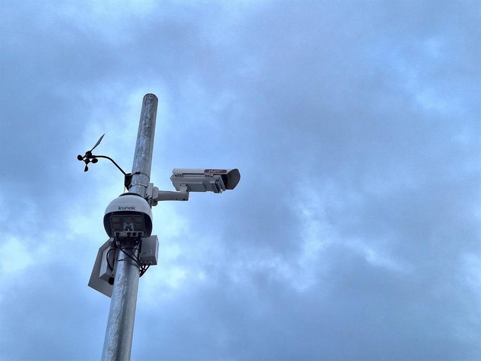 Cámara de videovigilancia en Torremolinos