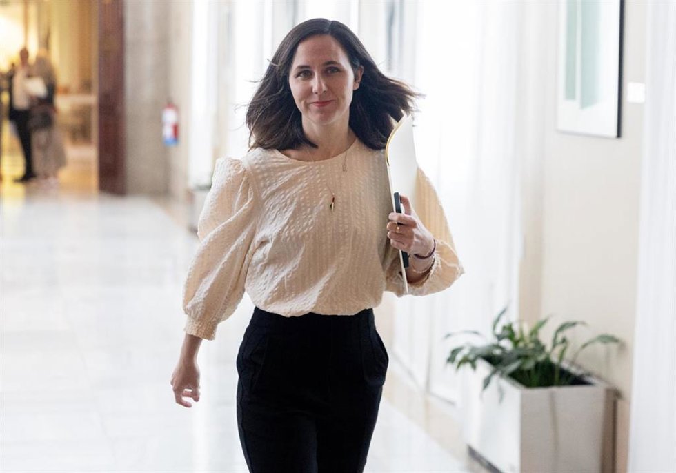 Archivo - La secretaria general de Podemos, Ione Belarra, a su llegada a una reunión de la Junta de Portavoces, a 26 de noviembre de 2024, en Madrid (España).
