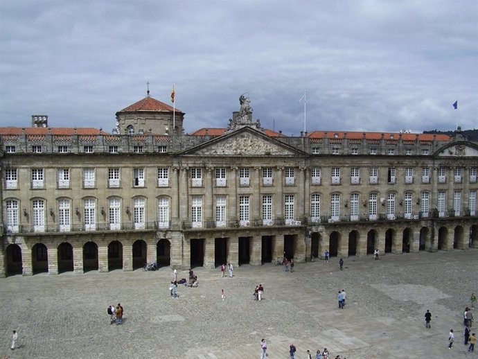 Archivo - Arquivo - Imaxe da fachada do Pazo de Raxoi