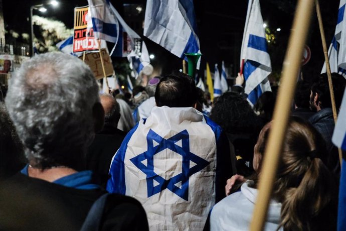 Archivo - Manifestación por los rehenes en Jerusalén (archivo)