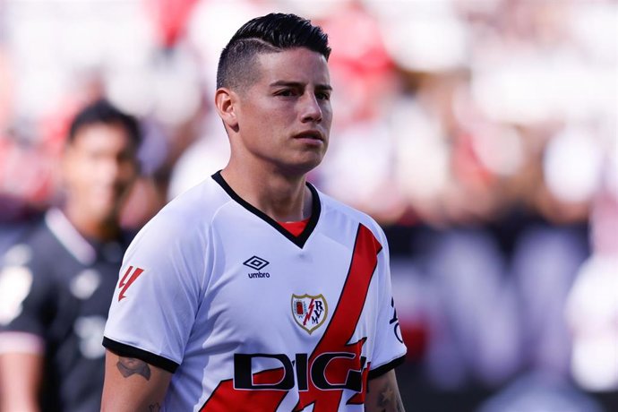 Archivo - James Rodríguez con el Rayo Vallecano