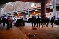 Más de 60 identificados en un operativo en el 'mercado de la miseria' de Badalona (Barcelona)
