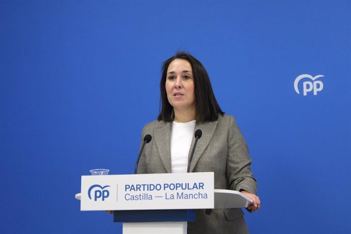 La portavoz del Partido Popular de Castilla-La Mancha, Alejandra Hernández.