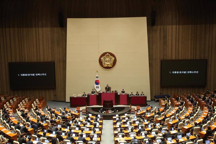 Archivo - Imagen de archivo del Parlamento de Corea del Sur.