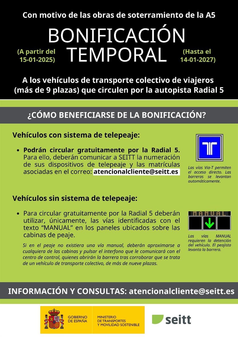 Bonificación temporal R-5