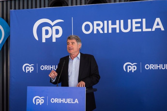 Archivo - El candidato del PP a la Alcaldía de Orihuela, José Vegara