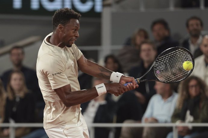 Archivo - Gael Monfils of France during day 5 of the 2024 French Open, Roland-Garros 2024, Grand Slam tennis tournament on May 30, 2024 at Roland-Garros stadium in Paris, France - Photo Jean Catuffe / DPPI