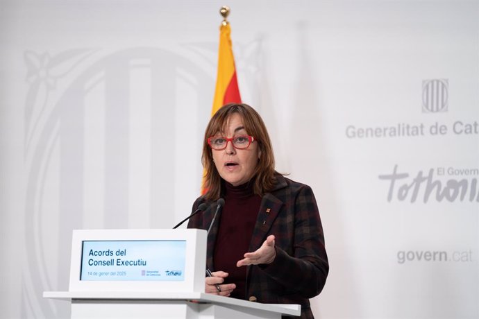 La consellera i portaveu de la Generalitat, Sílvia Paneque