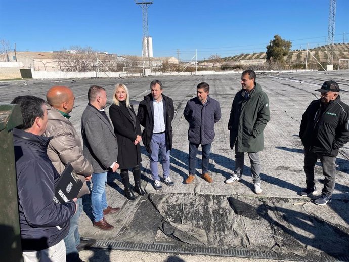 Visita al campo de fútbol Antoñete